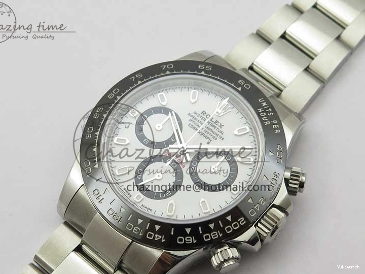 Daytona 1:1 Best and V4 SA4130 Case White 116500 Noob 904L Dial Bracelet Edition SS 0318